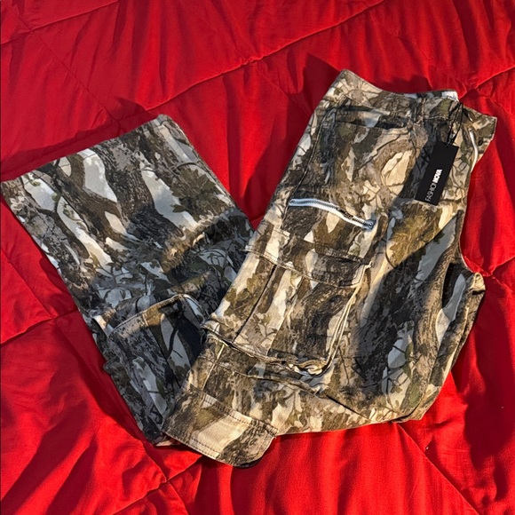 Fashion Nova Denim - Fashion Nova Camouflage Boot Cut Jeans